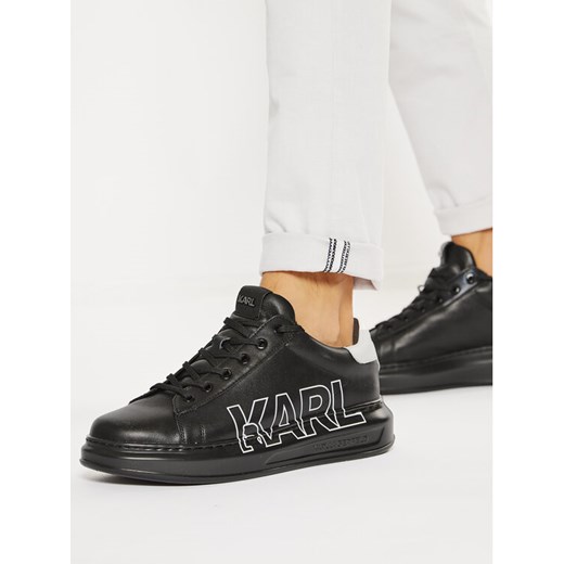 KARL LAGERFELD Sneakersy KL52523 Czarny Karl Lagerfeld 46 MODIVO