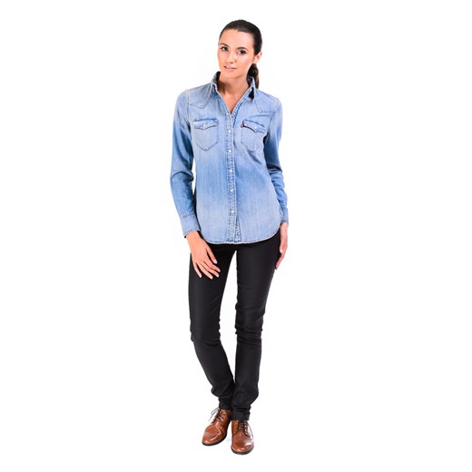 Koszula Levi's® Tailored Western Medium Heritage be-jeans niebieski długie