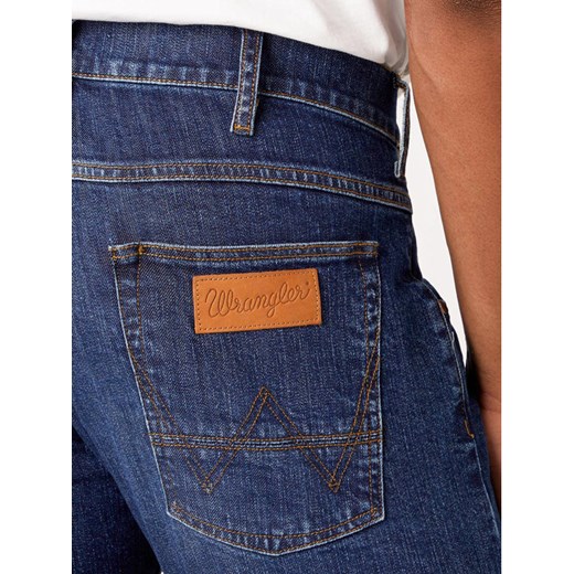 Wrangler Szorty jeansowe Colton W15VP111L Granatowy Slim Fit Wrangler 32 promocja MODIVO