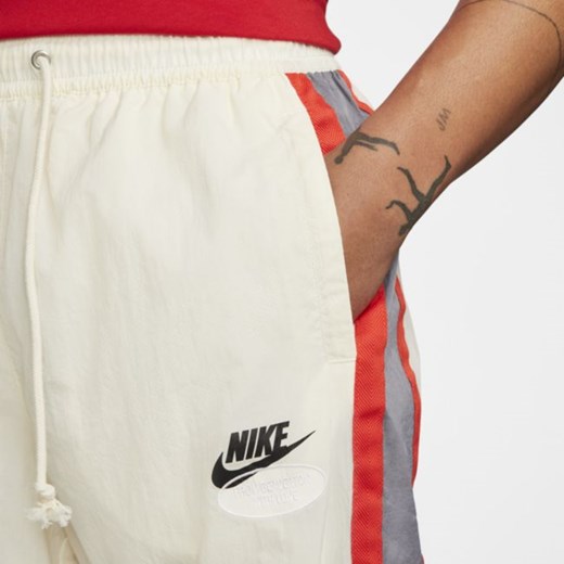 Męskie spodnie dresowe z tkaniny bez podszewki Nike Sportswear - Biel Nike 3XL Nike poland