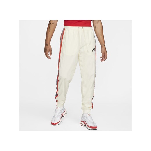 Męskie spodnie dresowe z tkaniny bez podszewki Nike Sportswear - Biel Nike 2XL Nike poland