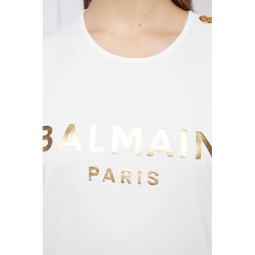 Balmain T-shirt | Regular Fit L wyprzedaż Gomez Fashion Store