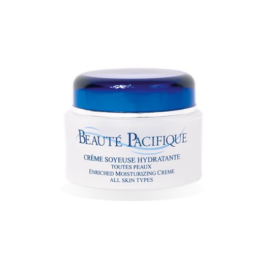 Beaute Pacifique  Enriched moisturizing cream – All skin types - Wzbogacony krem ekstremalnie nawilżający do wszystkich rodzajów cery z filtrem spf dermashop niebieski intensywne