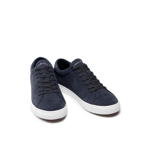 Tommy Hilfiger Sneakersy Esential Suede Vilc Sneaker FM0FM03626 Granatowy Tommy Hilfiger 40 okazja MODIVO