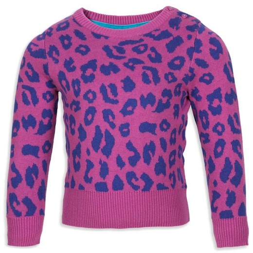 Cool Club, Sweter dziewczęcy, rozmiar 92 - Wyprzedaż - ubrania i buty nawet do -50% taniej! smyk-com fioletowy dziewczęce