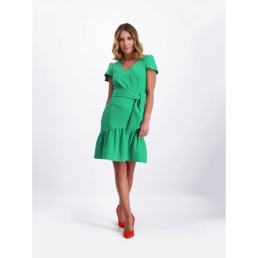 Zielona koktajlowa sukienka Lavard Woman 86027 38 promocja Eye For Fashion