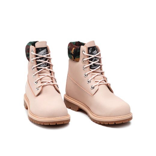 Timberland Trapery 6In Hert Bt TB0A2M8P662 Różowy Timberland 38 okazyjna cena MODIVO