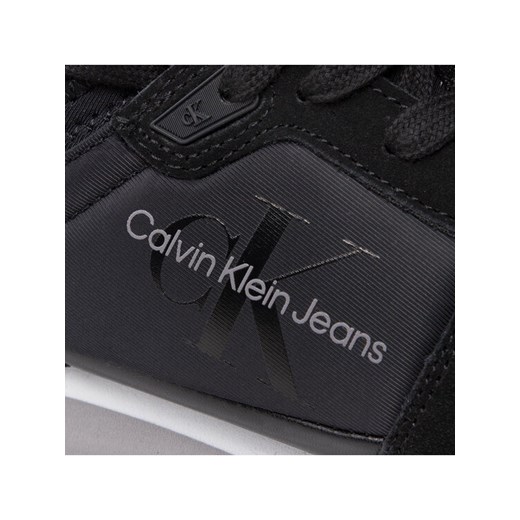 Calvin Klein Jeans Sneakersy Retro Runner 2 YW0YW00075 Czarny 41 wyprzedaż MODIVO