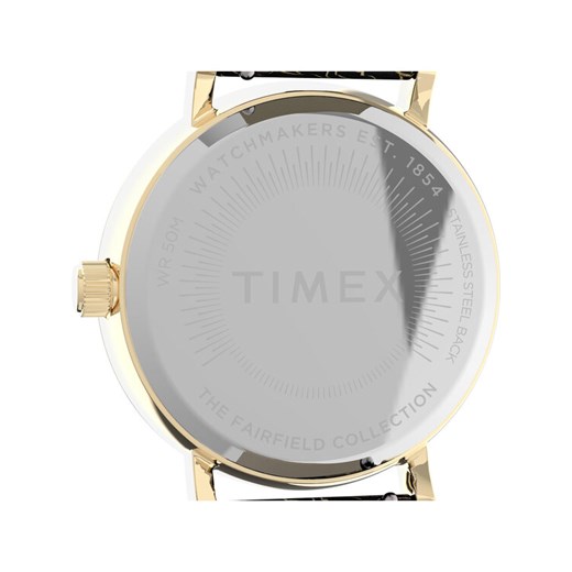 Timex Zegarek Fairfield Floral TW2U40700 Czarny 00 wyprzedaż MODIVO