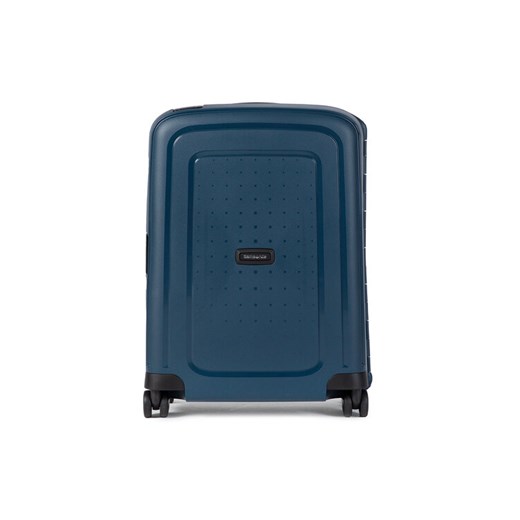 Samsonite Mała Twarda Walizka S'cure Eco 128014-1598-1BEU Granatowy Samsonite 00 MODIVO promocja