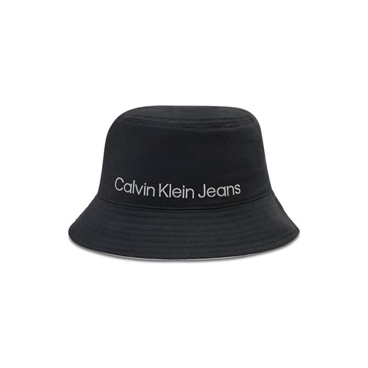 Calvin Klein Jeans Kapelusz Logo Bucket IU0IU00252 Czarny S_M wyprzedaż MODIVO