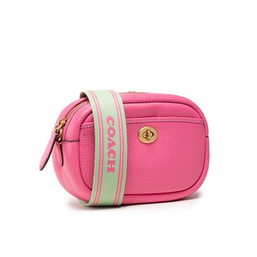 Coach Torebka Cam Bag Ltr Wbb Strp C9992 B4QDV Różowy Coach 00 wyprzedaż MODIVO