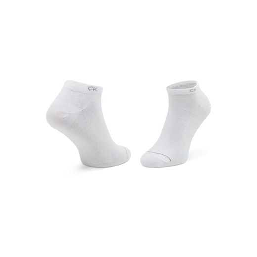 Calvin Klein Zestaw 3 par niskich skarpet męskich 701218718 Biały Calvin Klein 40_46 wyprzedaż MODIVO