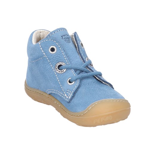 Skórzane buty w kolorze błękitnym do nauki chodzenia Pepino 25 wyprzedaż Limango Polska
