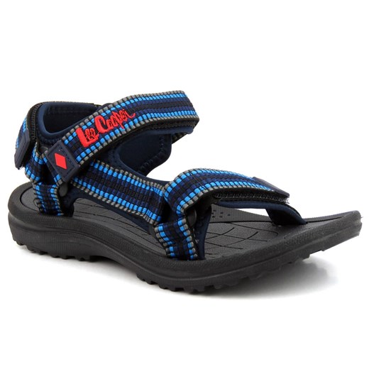 Sportowe sandały damskie na rzepy - Lee Cooper 21-34-0313, niebieskie Lee Cooper 39 ulubioneobuwie