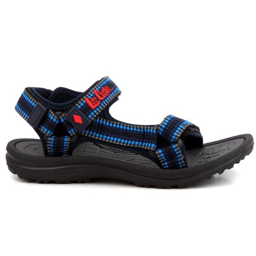 Sportowe sandały damskie na rzepy - Lee Cooper 21-34-0313, niebieskie Lee Cooper 38 ulubioneobuwie