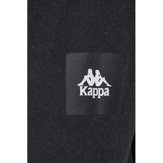 Kappa t-shirt bawełniany kolor szary z nadrukiem Kappa M ANSWEAR.com