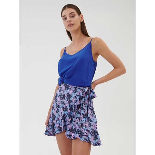 Sinsay - Spódnica mini w kwiaty - Wielobarwny Sinsay XL Sinsay