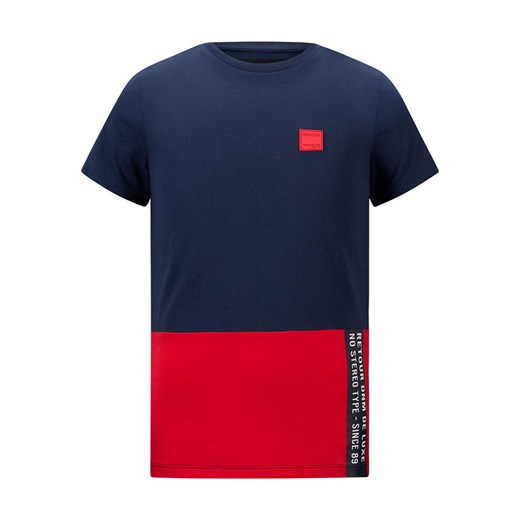 Koszulka "Raoul" w kolorze czerwono-granatowym Retour 134/140 okazyjna cena Limango Polska