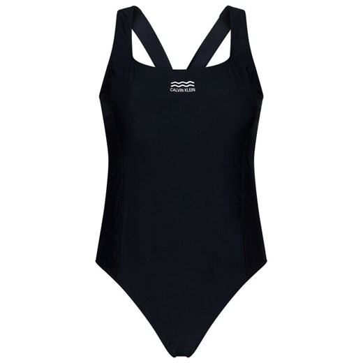 Calvin Klein Swimwear Strój kąpielowy Open Back KW0KW01333 Czarny XS okazja MODIVO