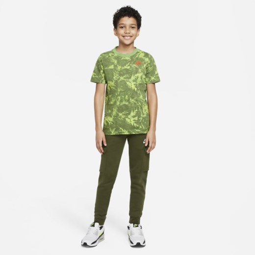 T-shirt dla dużych dzieci (chłopców) Nike Sportswear - Zieleń Nike XS Nike poland