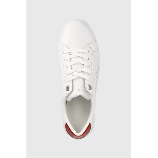 Tommy Hilfiger sneakersy skórzane kolor biały Tommy Hilfiger 37 ANSWEAR.com