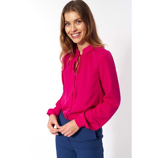 Bluzka damska Nife z długim rękawem w serek 