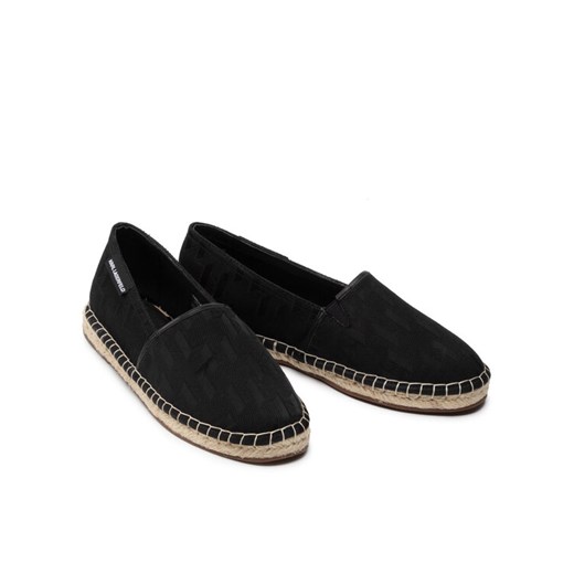KARL LAGERFELD Espadryle KL70109 Czarny Karl Lagerfeld 42 MODIVO