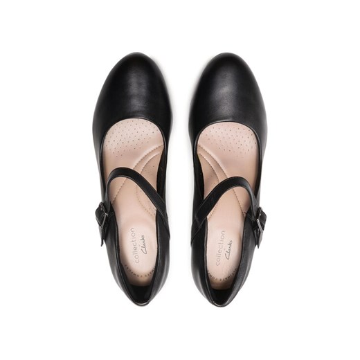 Clarks Półbuty Ambyr Shine 261577844 Czarny Clarks 39 MODIVO