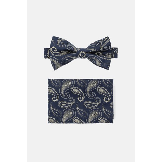 Mucha Granatowa Paisley Plus Poszetka Lancerto Lancerto S.A.