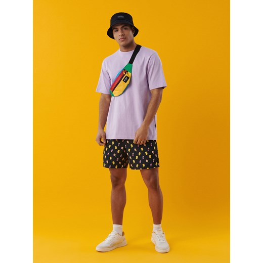 Cropp - Czarne szorty kąpielowe The Simpsons - Czarny Cropp M Cropp