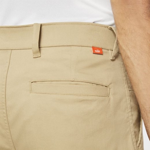 Męskie spodnie chino o dopasowanym kroju do golfa Nike Dri-FIT UV - Brązowy Nike 40/32 Nike poland