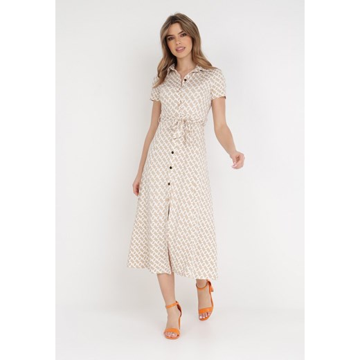 Born2be sukienka szmizjerka elegancka