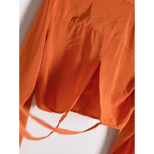 Reserved - Koszula z wiązaniem - Pomarańczowy Reserved 38 Reserved