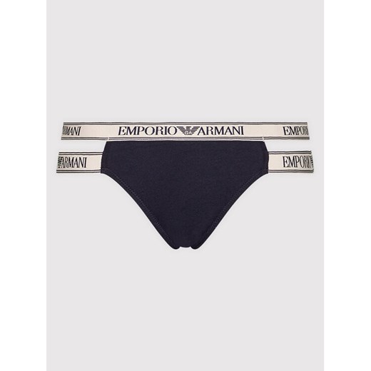 Emporio Armani Underwear Figi brazylijskie 164487 1A227 00135 Granatowy XS promocyjna cena MODIVO