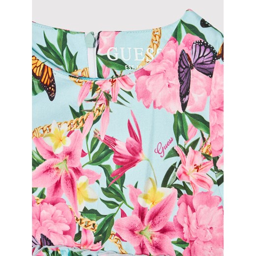 Guess Sukienka letnia K2GK02 WELP0 Kolorowy Regular Fit Guess 4Y MODIVO