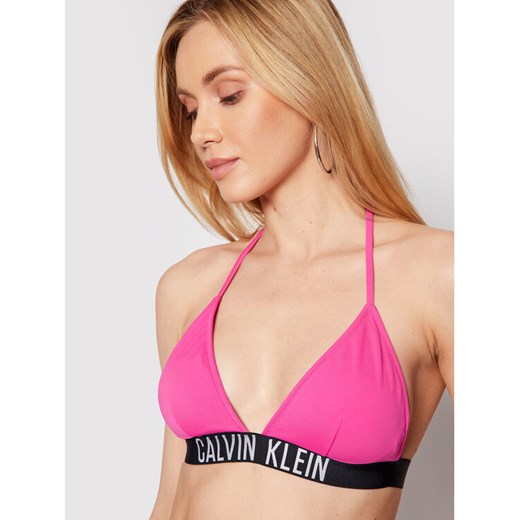 Calvin Klein Swimwear Góra od bikini KW0KW01224 Różowy XS promocja MODIVO
