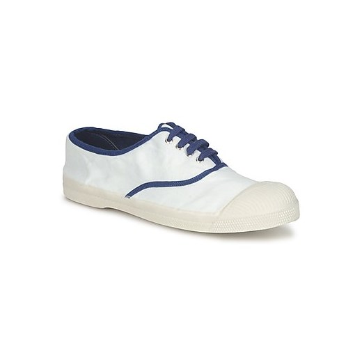 Bensimon  Buty TENNIS LACET COLORPIPING spartoo bezowy trampki