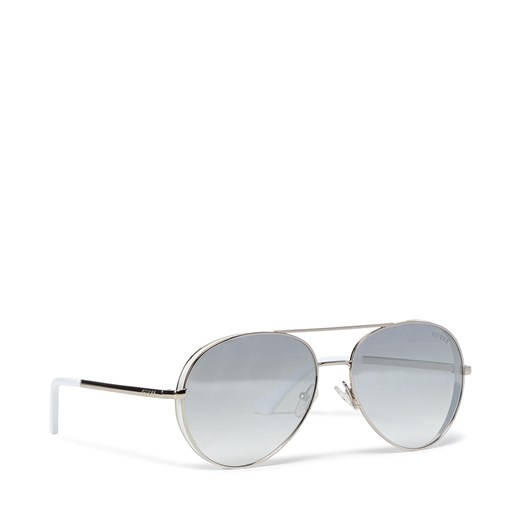 Okulary przeciwsłoneczne GUESS - GU7607 5820C SILVER Guess  eobuwie.pl