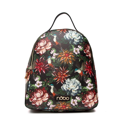 Plecak NOBO - NBAG-M3170-CM20 Multi Czarne Kwiaty Nobo okazyjna cena eobuwie.pl