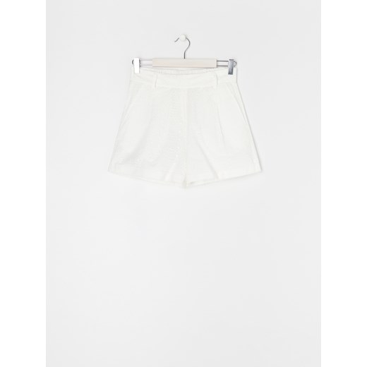 Sinsay - Szorty materiałowe - Kremowy Sinsay S Sinsay