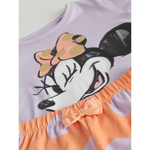 Reserved - Dwuczęściowa piżama Minnie Mouse - Fioletowy Reserved 86/92 Reserved