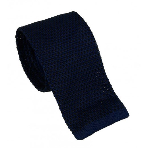 Krawat KR084 giacomo-conti czarny dzianina