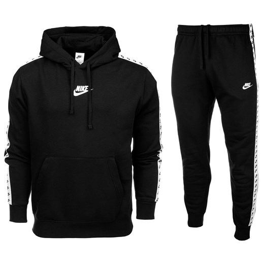 Dres męski Nike Club Flecee Gx Hd Trk Suit DM6838 010 Nike L Desportivo