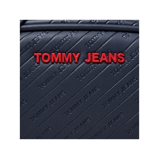 Tommy Jeans Torebka Tjw Pu Crossover Emboss AW0AW10674 Granatowy Tommy Jeans 00 MODIVO wyprzedaż