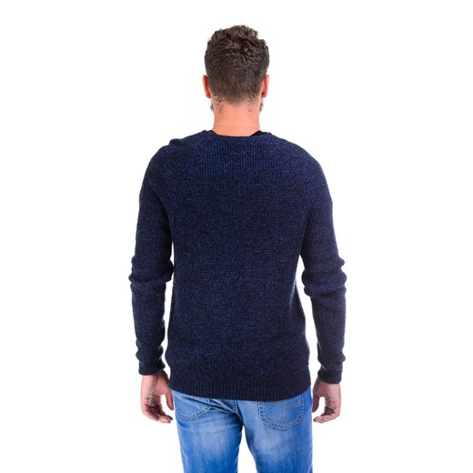 Sweter Lee Mele Krew Cnit "Washed Blue" be-jeans czarny kolekcja