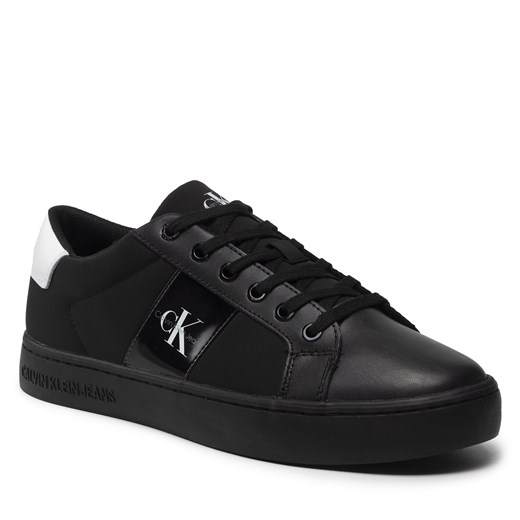 Sneakersy CALVIN KLEIN JEANS - Classic Cupsole 1 YM0YM00318 Triple Black 0GL 44 eobuwie.pl