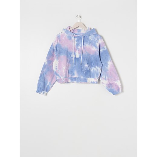 Sinsay - Bluza krótka tie dye - Wielobarwny Sinsay L Sinsay