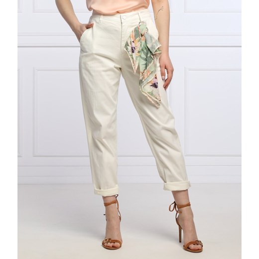 GUESS JEANS Spodnie cygaretki CANDIS | Slim Fit L Gomez Fashion Store