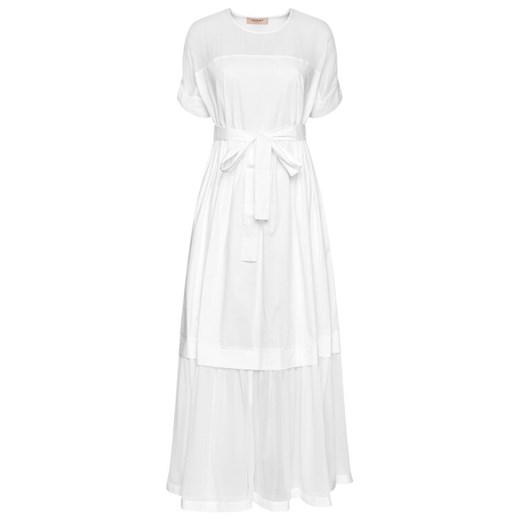 TWINSET Sukienka codzienna 201TT2051 Biały Regular Fit Twinset 42 wyprzedaż MODIVO